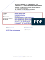 Extracorporeal Membrane Oxygenation For 2009 Influenza A (H1N1) Acute Respiratory Distress