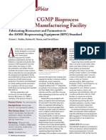 Designing A CGMP Bioprocess