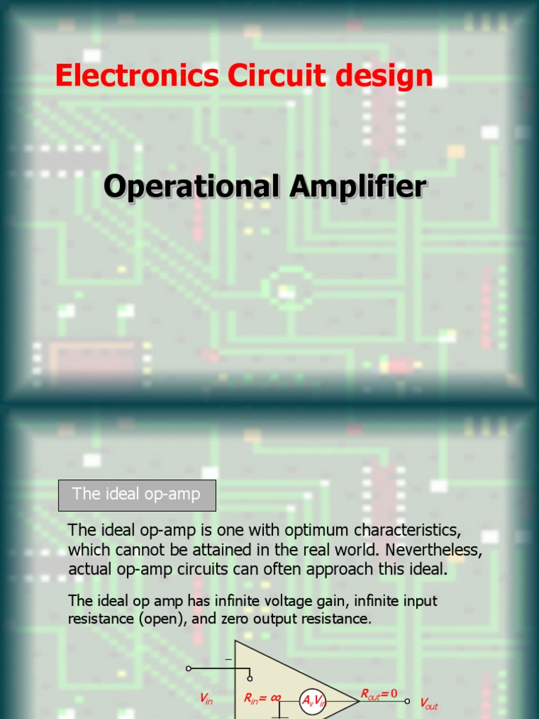 Operational Amplifier | PDF | Technology & Engineering