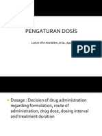Farmakokinetika - PENGATURAN DOSIS [Autosaved]