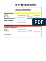CFC HOO - Cancel/Invalidate Transaction Form