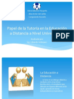 Papel de La Tutoria en La Ead