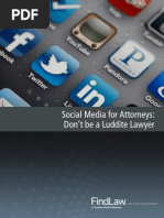 Download FindLaw Social Media for Attorneys Miniguide by FindLaw SN210268770 doc pdf