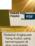 KUASA PUJI-PUJIAN, By. Hani Kong, GPdI MAhanaim Tegal