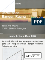 Jarak Pada Bangun Ruang