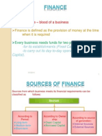 137150624 Sources of Finance