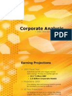 Corporate Analysis: 2002-2003 Earning Projections