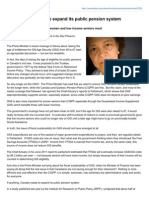 Why Canada needs to expand its public pension systemBy Michael WolfsonChanges in OAS would affect women and low income seniors most