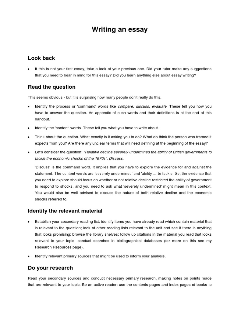 writing an introduction to an essay order