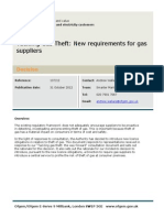 OFGEM (2012) Tackling Gas Theft Final Report