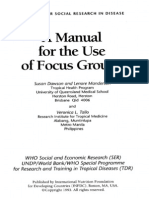 Manual para Uso de Grupo Focal
