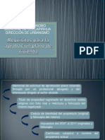 Requisitos para la aprobación plano de vivienda