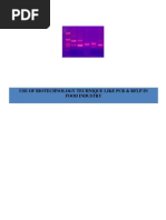 Download Use of Biotechnology Technique Like Pcr in Food Industry by kolita kamal SN21032500 doc pdf