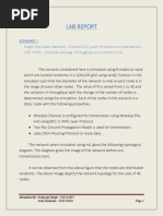 Report on ns2 wireless simulation