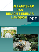 Pelan Dan Binaan Sebenar Landskap