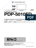 Pioneer 6289628 Pdp 5010fd Svm