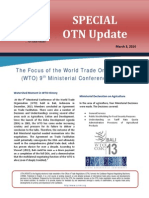 2014-03-03 OTN Special Update (The Focus of The WTO MC9)