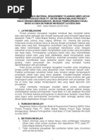 Download SISTEM INFORMASI MATERIAL REQUIREMENT PLANNING  by rideinsar SN21036571 doc pdf