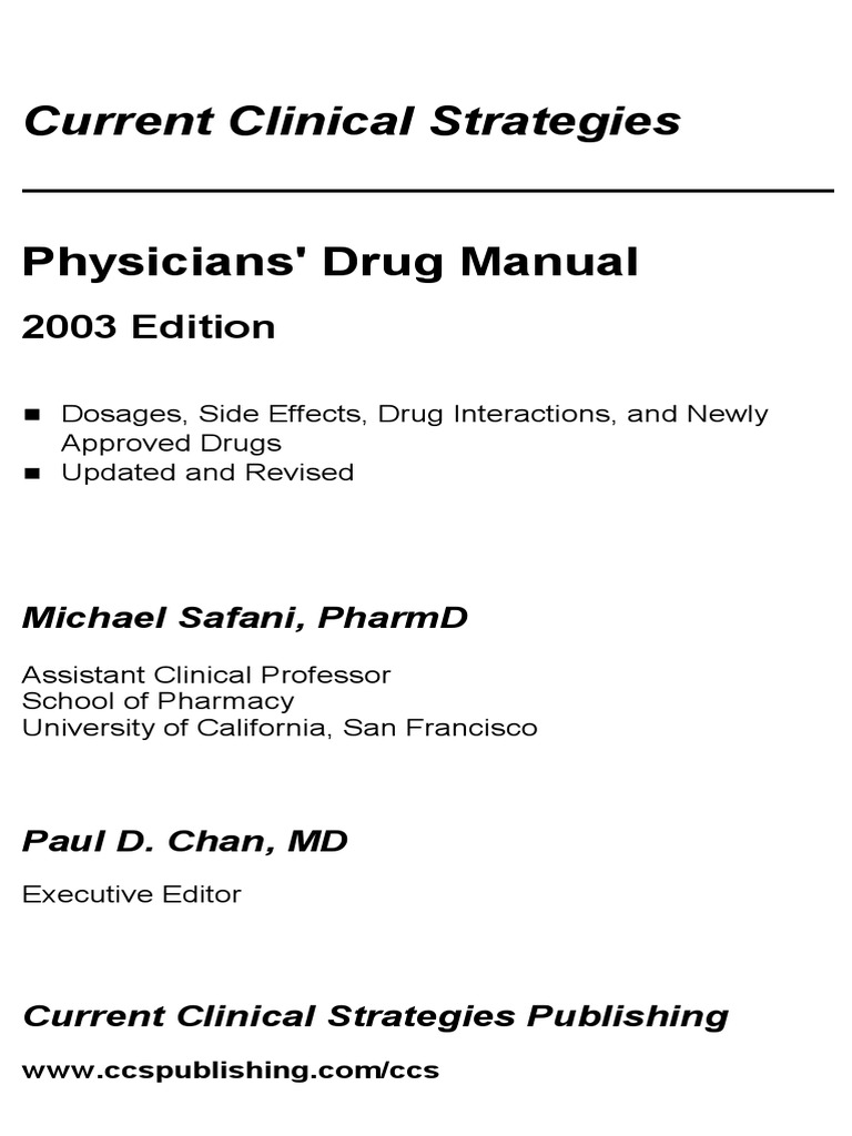 Physicians Drug Resource | PDF | Drugs | Pharmacology