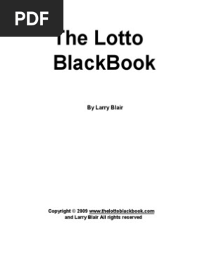 secrets of winning lotto & lottery pdf