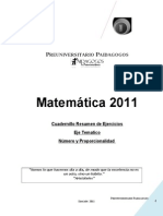 70 Ejercicios de Numeros y Proporcionalidad