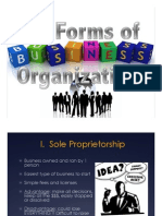 3 1 forms of business organization