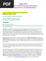 Download Adopt Me by Palo Alto Homeless Dogs SN210380937 doc pdf
