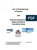 Guyana Volunteerism Study With UNV