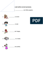 Subject Pronouns