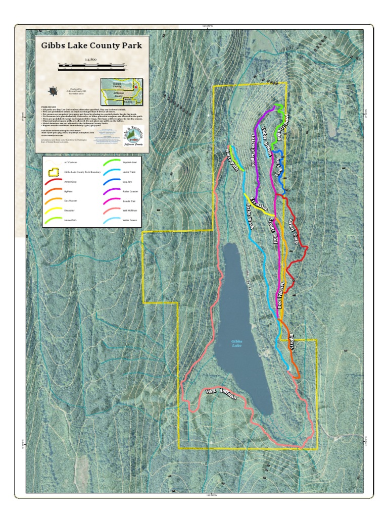 Gibbs Lake Park Trail Map | PDF