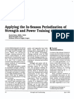 Applying The in Season Periodization of Strength