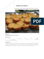 RECETAS Muffins de Queso