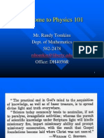 Physics 101 Chapter 1 and Intro