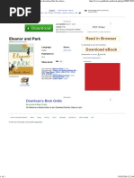 Download Eleanor and Park by Rainbow Rowell by Isabella Damio SN210413841 doc pdf