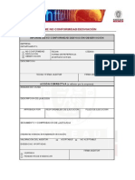 41 Ejemplo Formato No Coformidad Desviacion PDF