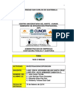 Evaluación integral empresa San Carlos Guatemala