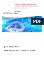 Presentación Optimización Operacional de Servicios de Agua Potable