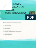 Programa Nacional de Aguas Subterráneas