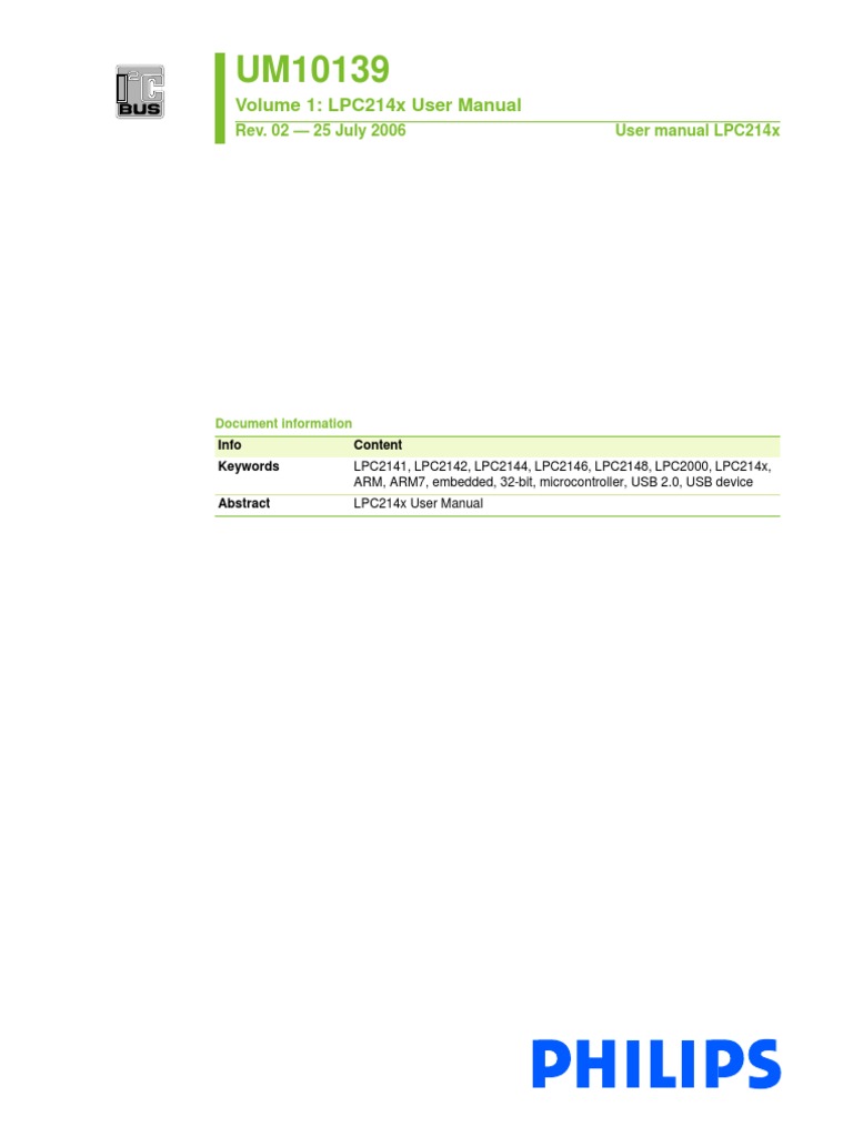 User Manual LPC2148 PDF Arm Architecture Random Access Memory