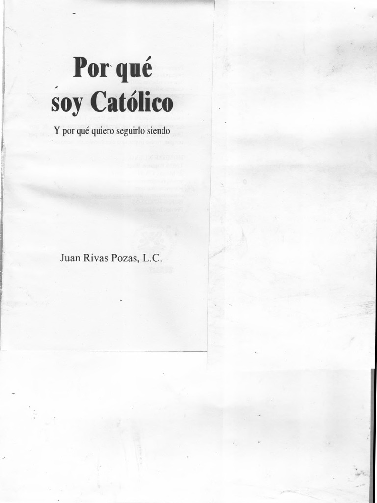 Padre Juan Rivas Porque Soy Catolico PDF | PDF | Iglesia Católica ...