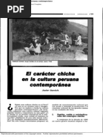 GARVICH, Javier. El Caracter Chicha en La Cultura Peruana Contemporanea