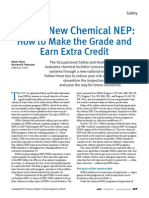 OSHA's New Chemical NEP: How To Make The Grade and Earn Extra Credit