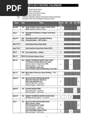 Morna International College Calendar
