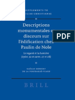 Gaelle Herbert de La Portbarre-Viard-Descriptions Monumentales Et Discours Sur L'edification Chez Paulin de Nole (Vigiliae Christianae, Supplements) (2006) PDF