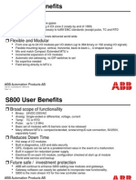 S800 User Benefits Guide