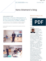 Shantanu Bhamare's Blog
