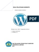 Modul Pelatihan Website Wordpress Secara Offline 2013