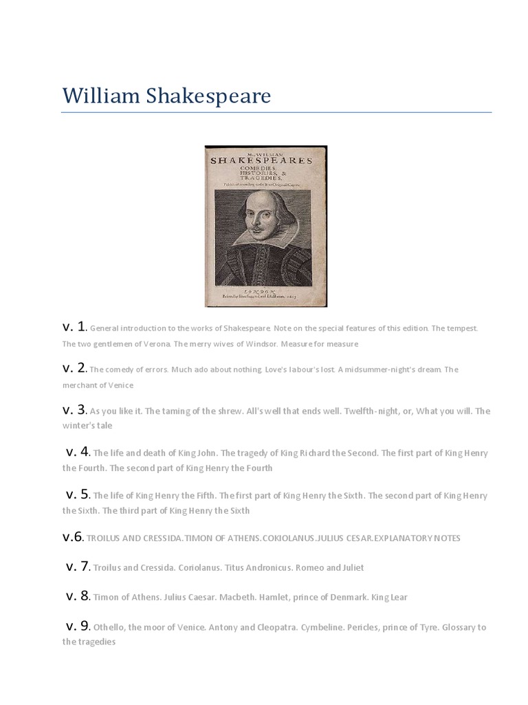 William Shakespeare: v. 1 v. 2 v. 3 v. 4 | PDF | Art | History