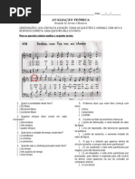 Avaliação teórica - Reunião de Jovens