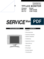 Samsung Tft-lcd Chassis Es15u Es17u Model Ltm1555(b) Ltm1755(b) Sm